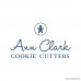 Little Man Cookie Cutter Set - 3 piece - Bow Tie Mustache and Necktie - Ann Clark - Tin Plated Steel - B07CX7SVZ1